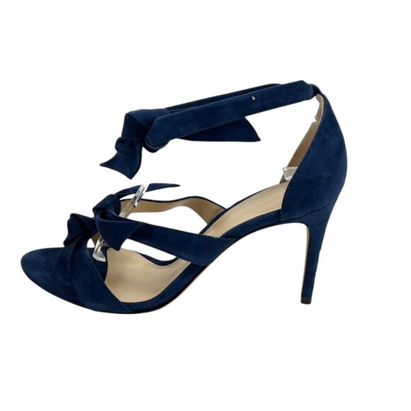 NWOB Alexandre Birman Mary Suede Knot Heeled Sandals - Picture 5 of 9